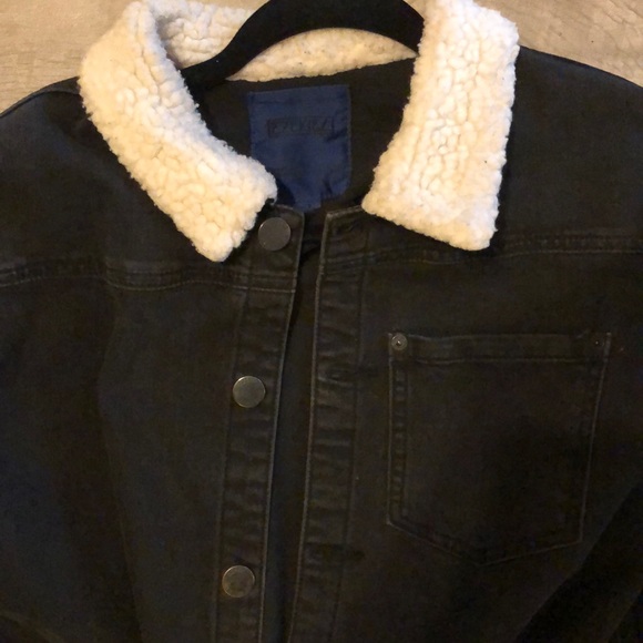 Ezekiel black Denim coat. - Picture 3 of 4